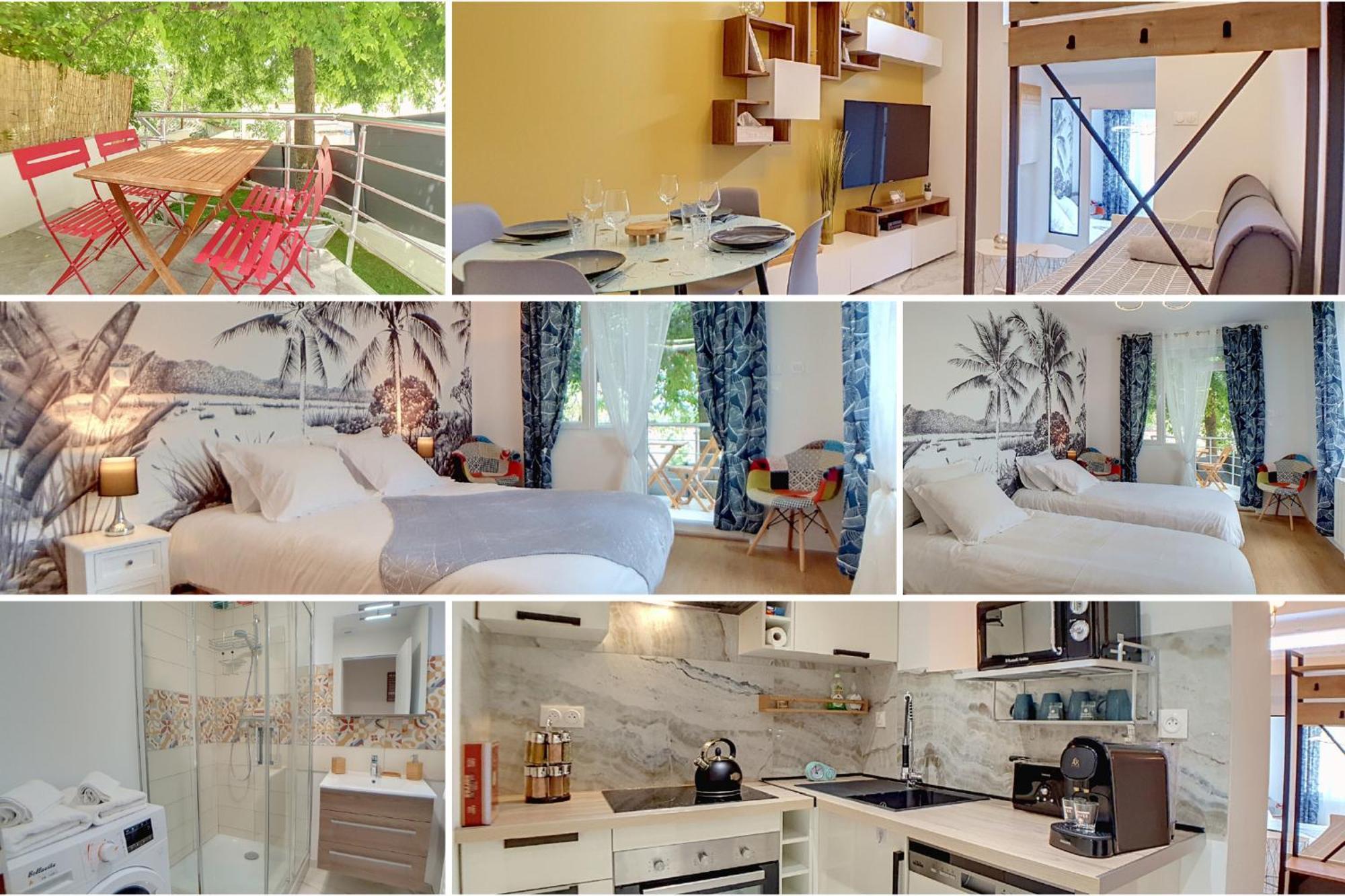 Stop Chez M Select Garden # Qualite # Confort # Simplicite Apartment *